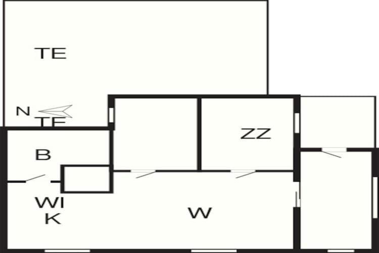 4 Person Holiday Home In R M Lakolk Extérieur photo